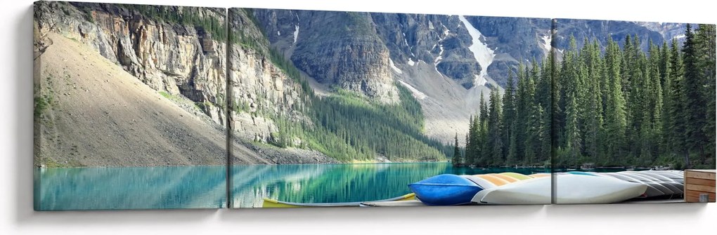 Obraz - Moraine Lake (170x50 cm)