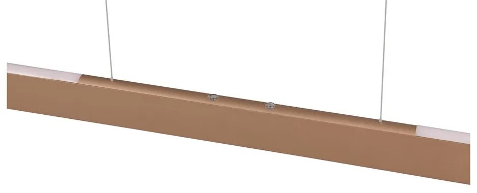 Brązowa lampa wisząca LED Helios – Trio