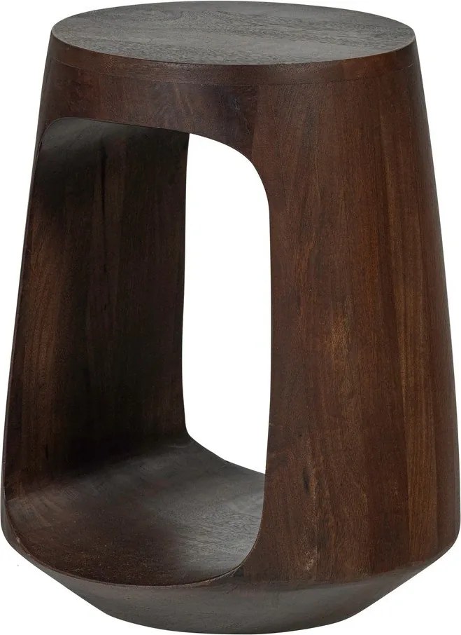 Okrągły stolik z litego drewna mango ø 33 cm Bayo – WOOOD