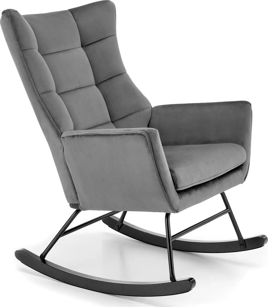 Fotel bujany Bazalto w nowoczesnym stylu