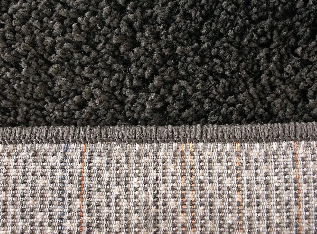 Dywan shaggy Best ciemny brąz 80 cm x 250 cm