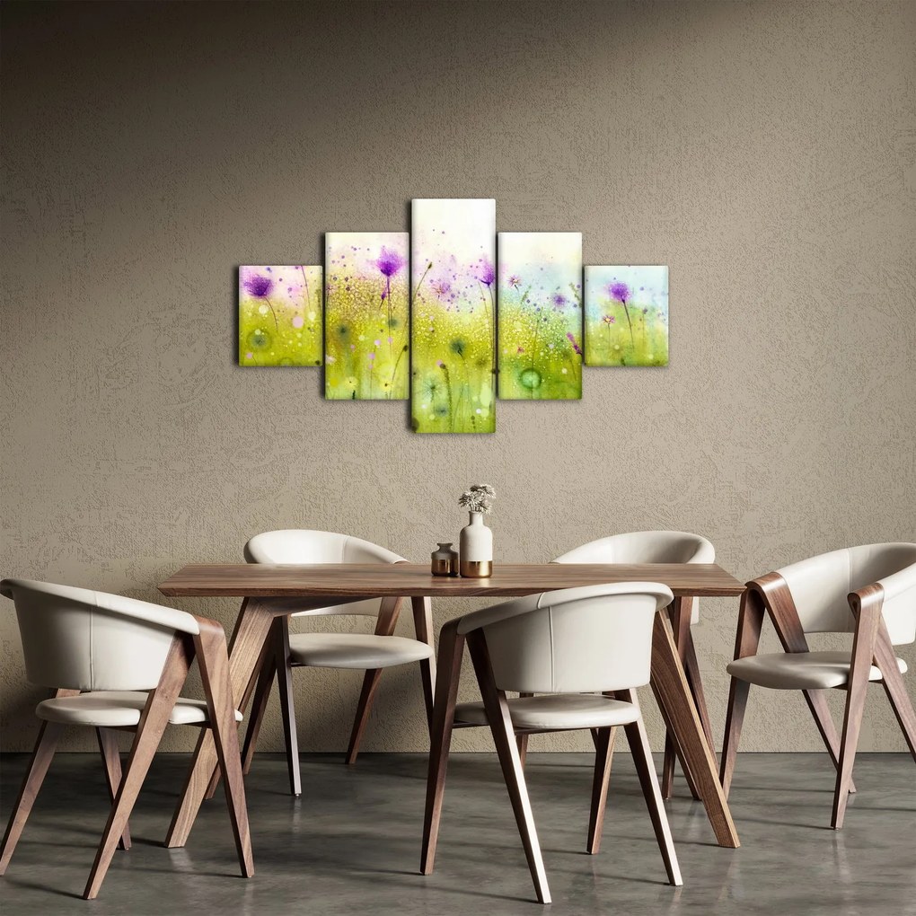 Obraz - Kwiaty polne (125x70 cm)