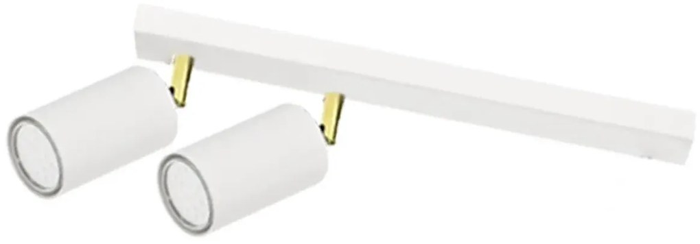 Biały podwójny plafon reflektorowy - A303 N7-N82