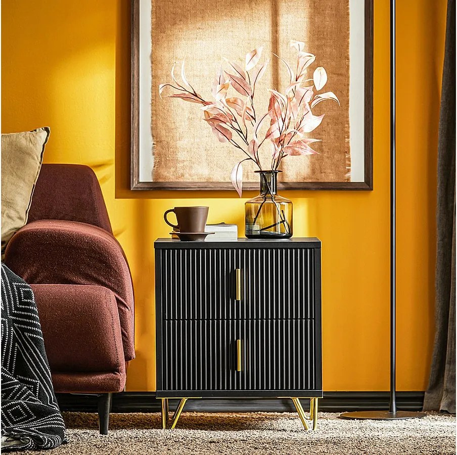 Stolik nocny z 2 szufladami FBT115-SCH