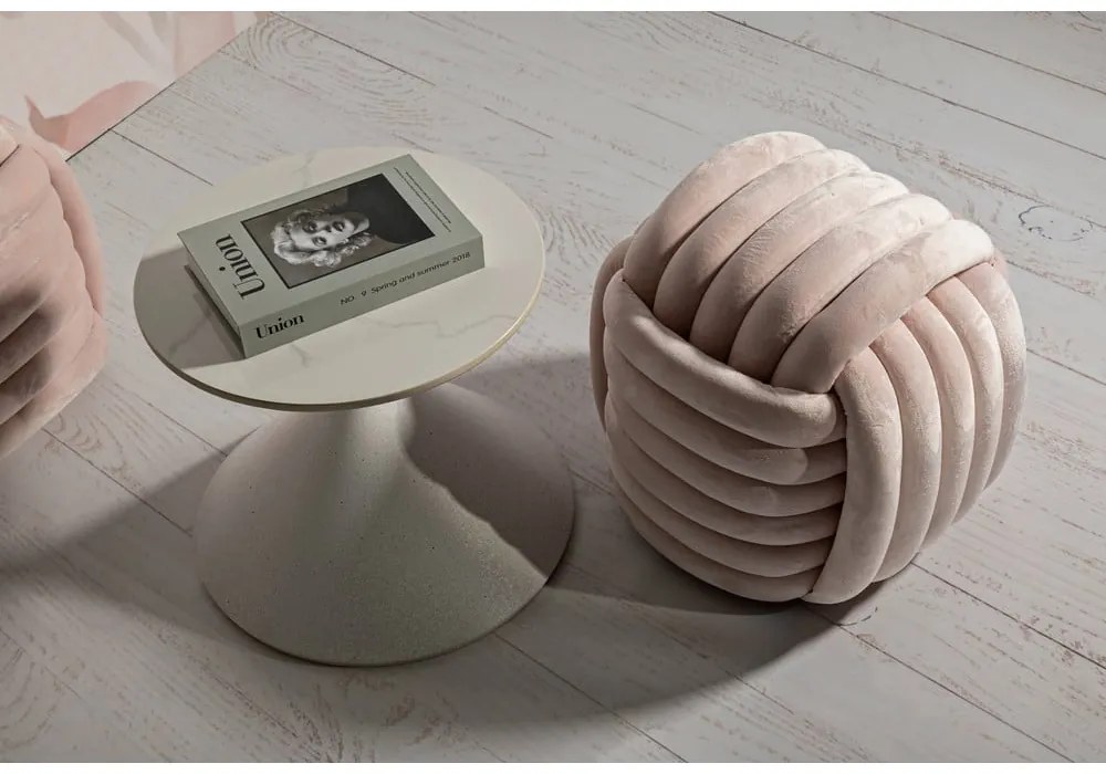 Okrągły stolik z ceramicznym blatem ø 45 cm Fush – Mauro Ferretti