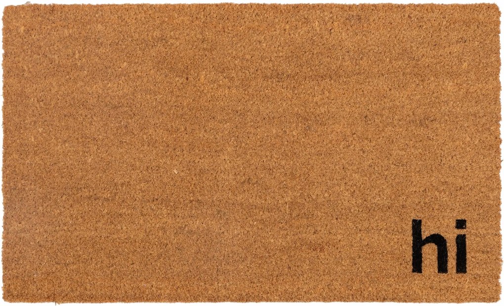Wycieraczka kokosowa 40x60 cm HI naturalna antypoślizgowa do domu sklepu