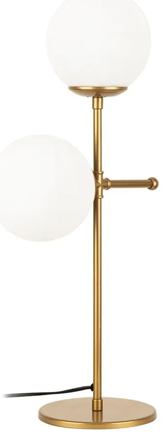 Lampa stołowa w kolorze złota Squid Lighting Kruva, wys. 55 cm