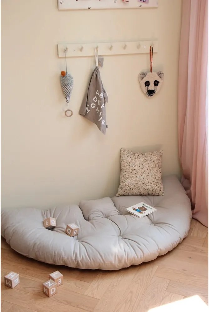 Dziecięcy fotel rozkładany Karup Design Mini Nido Dark Grey