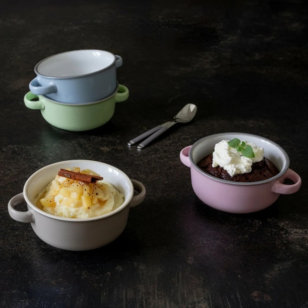 Mäser Zestaw 4 misek do zupy MAILA – 12,5 cm, jasnoniebieski mix