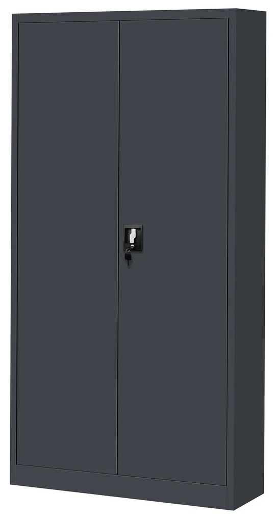 Szafa warsztatowa z tablicami i szufladami antracytowa, 920x1850x500 mm: DAREK