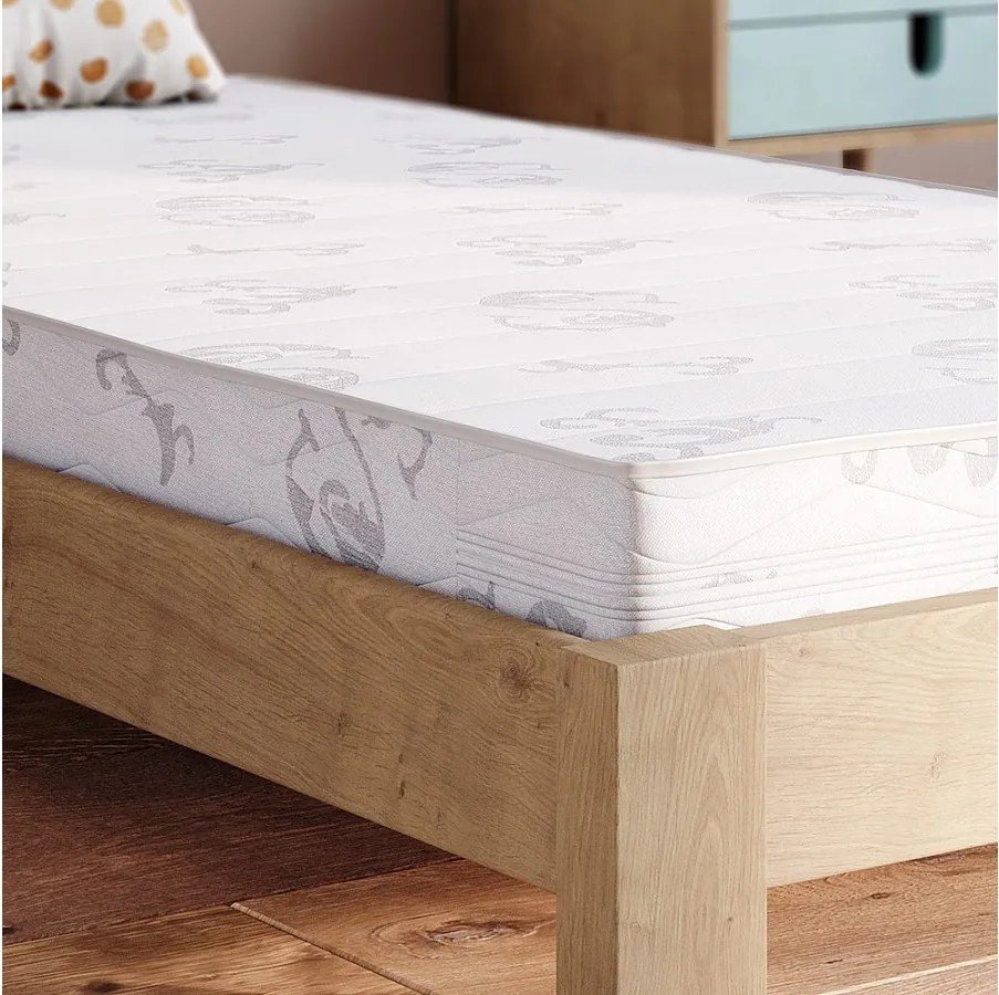 Materac dziecięcy biały 70x140x11