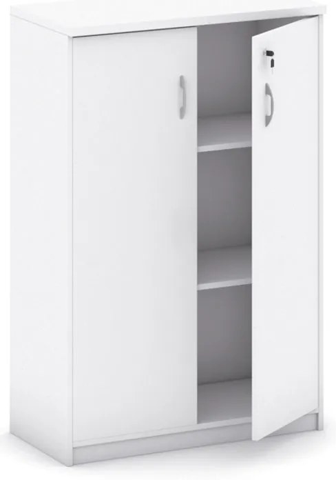 Szafa biurowa MIRELLI, 800 x 400 x 1200 mm, biały
