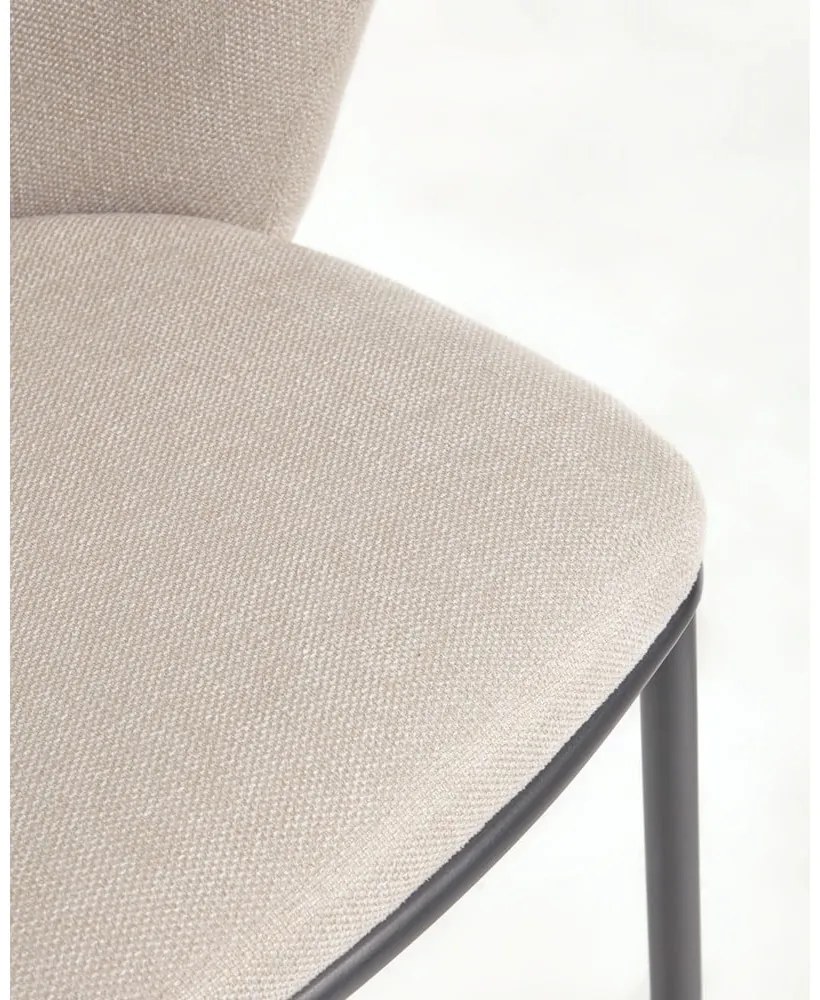 Beżowy hoker (wysokość siedziska 65 cm) Ciselia – Kave Home