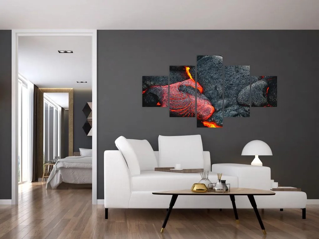 Obraz - Lawa (125x70 cm)