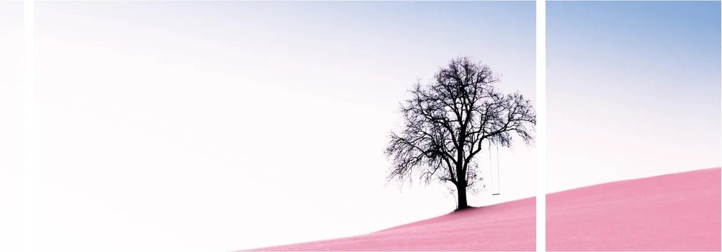 Obraz - Różowy sen (170x50 cm)