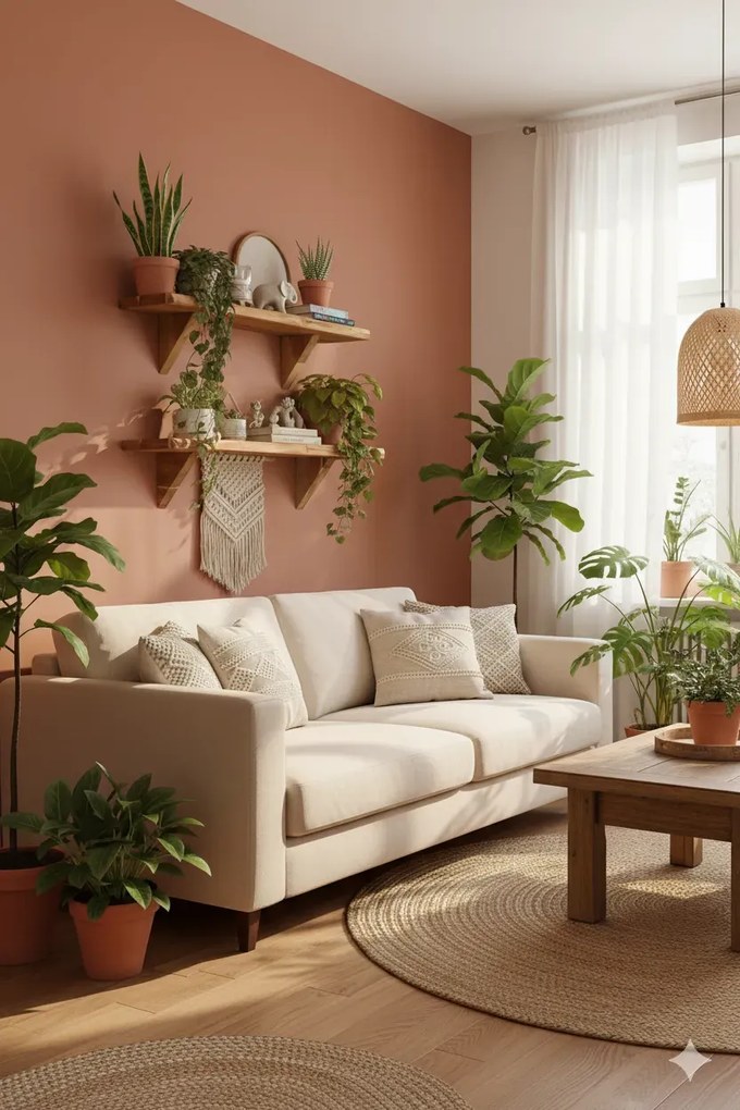 Zestaw Drewnianych Półek Ściennych F3-B21