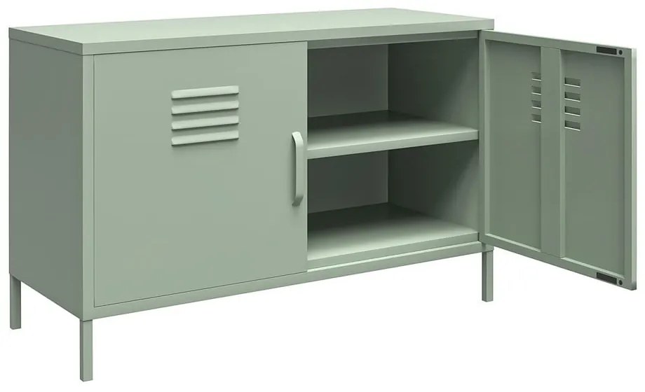 Zielona metalowa szafka 100x64x40 cm Mission District – Støraa