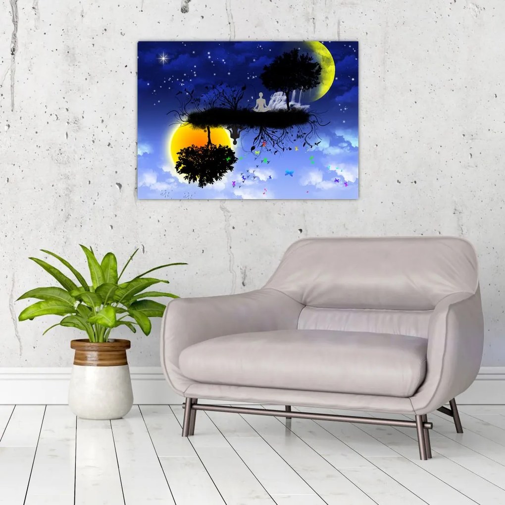Obraz - Odbicie równowagi (70x50 cm)