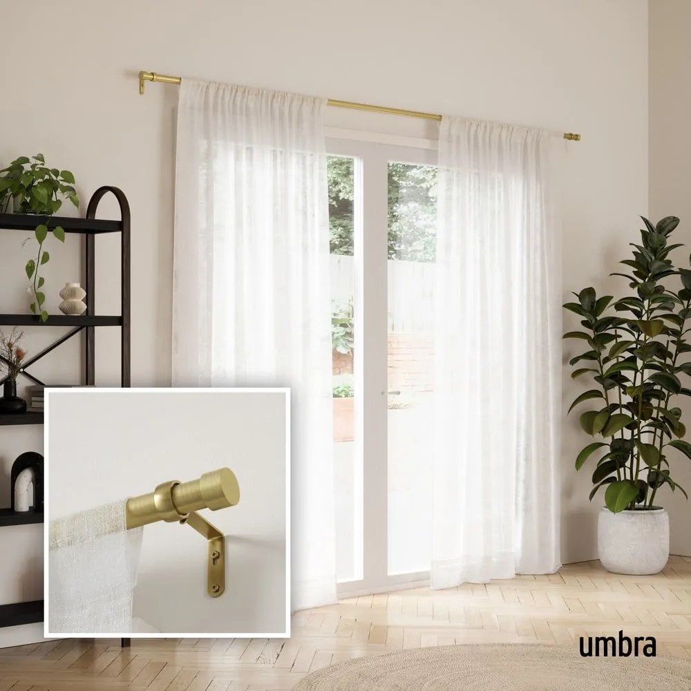 Stalowy regulowany karnisz 168 - 305 cm Cappa – Umbra