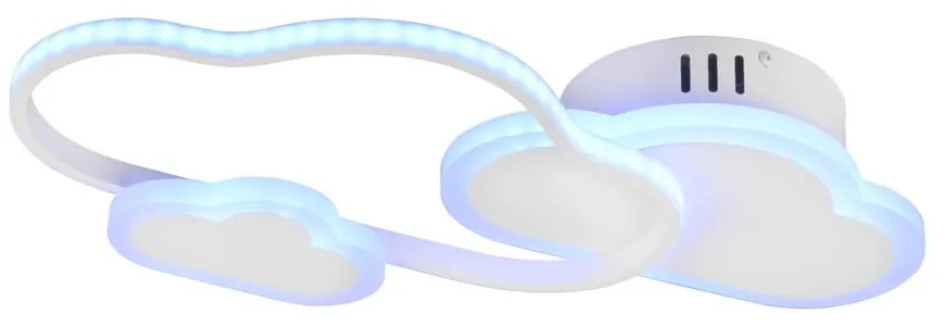 Biała lampa dziecięca 52x25 cm Cloudy – Trio