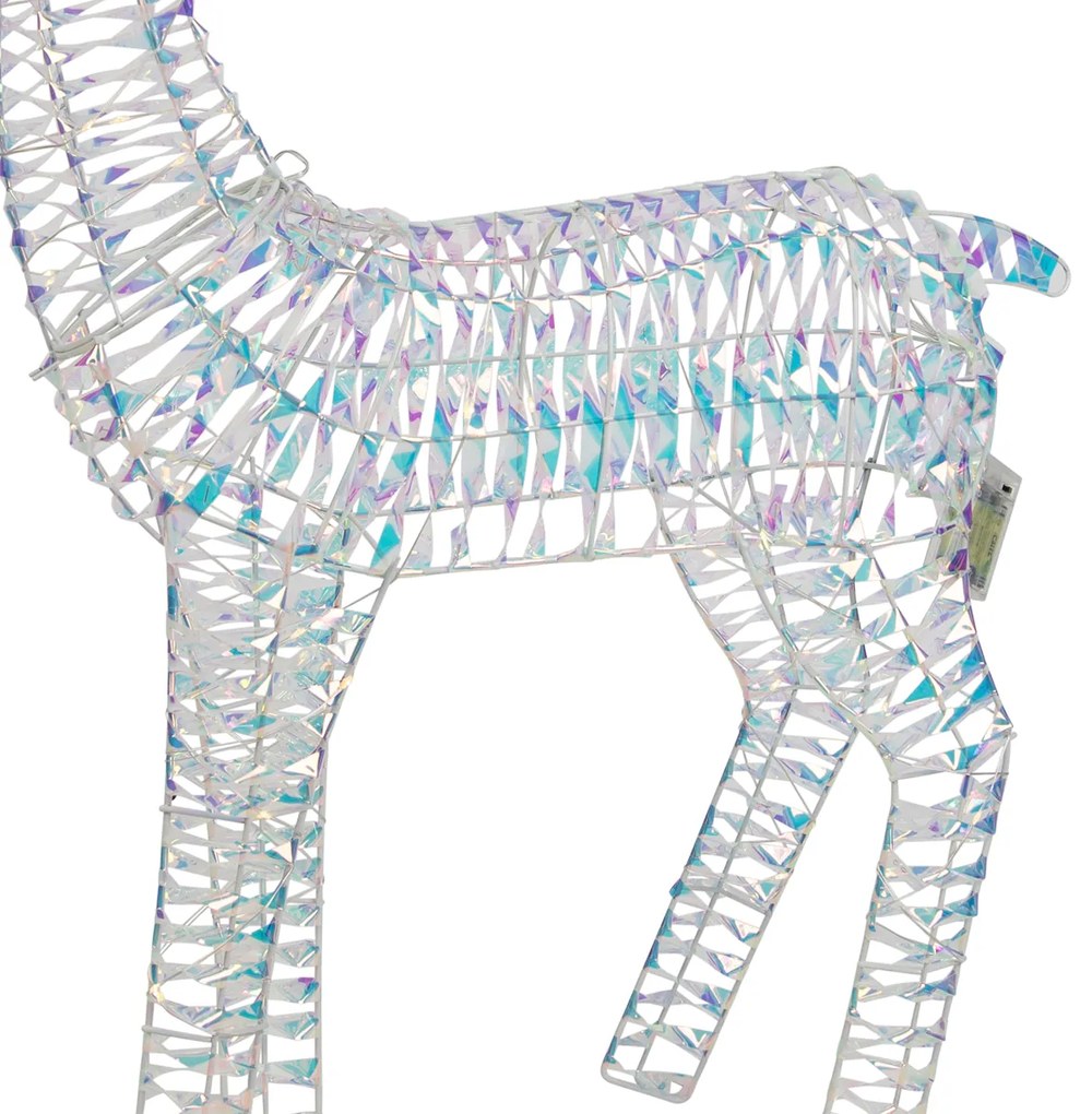 Świąteczna lampa podłogowa Tęcza Jeleń 60 cm z LED - Niji