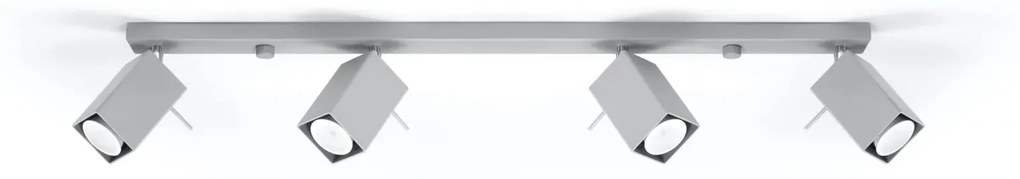 Szary plafon z 4 reflektorami - EX514-Rexi