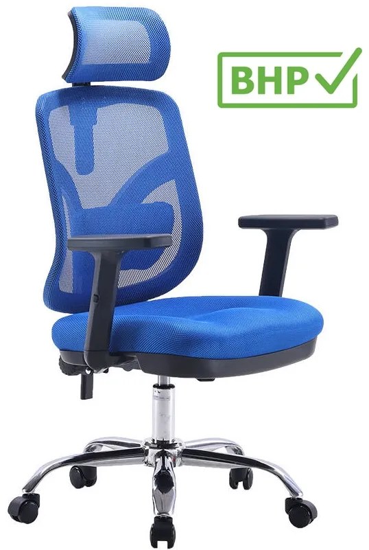 Ergonomiczne krzesło biurowe Jokasta, zgodne z normą BHP