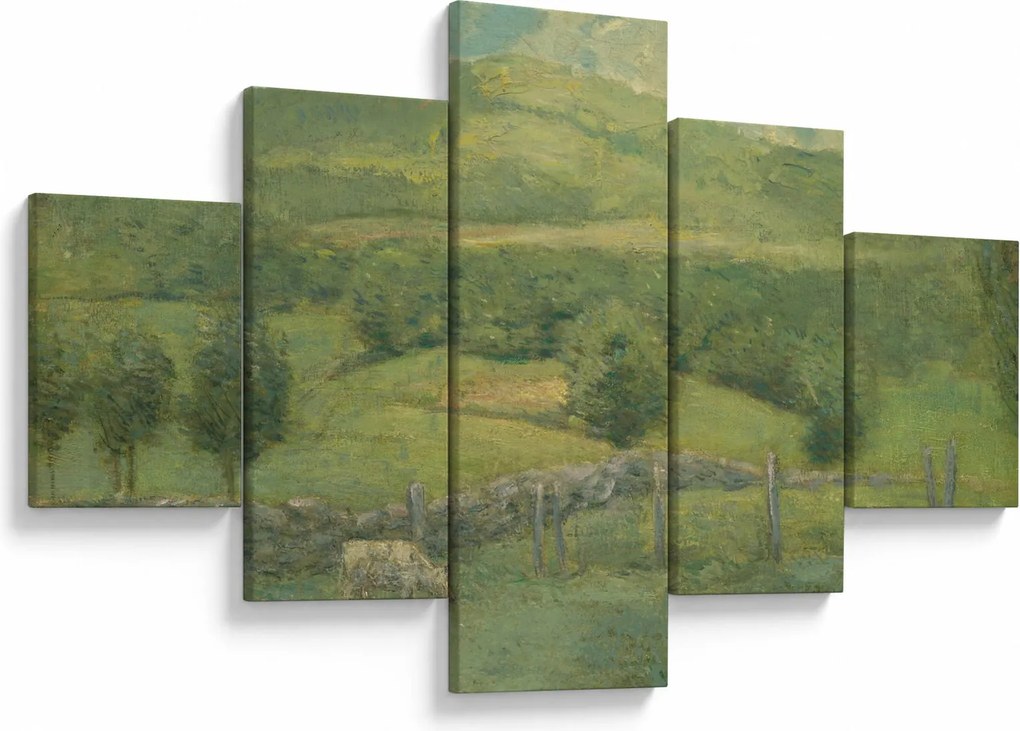 Obraz - Julian Alden Weir, Obweebetuck, reprodukcje (125x70 cm)
