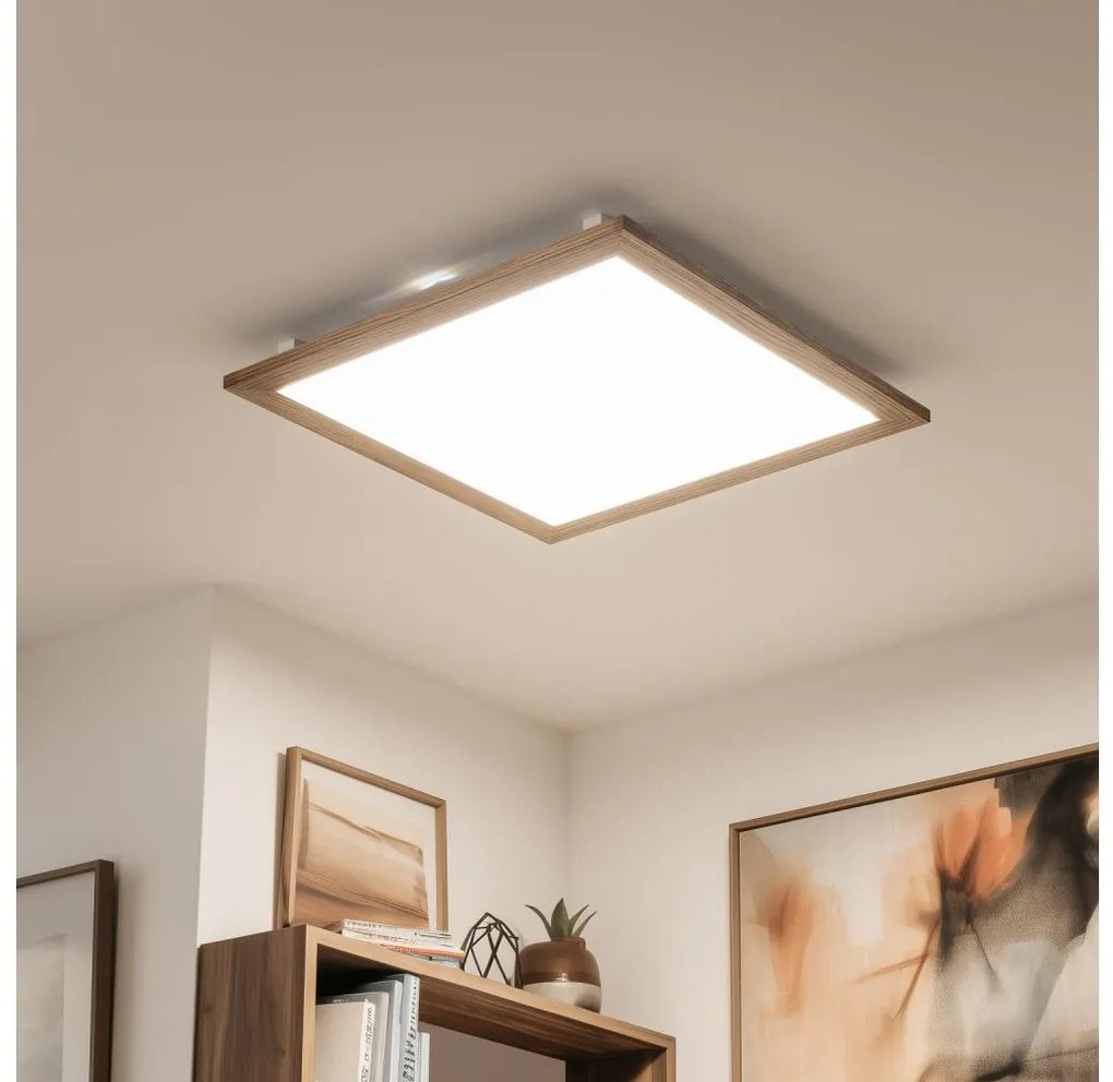Eglo - LED Panel ściemnialny SALOBRENA-TW LED/32,5W/230V brązowy + pilot