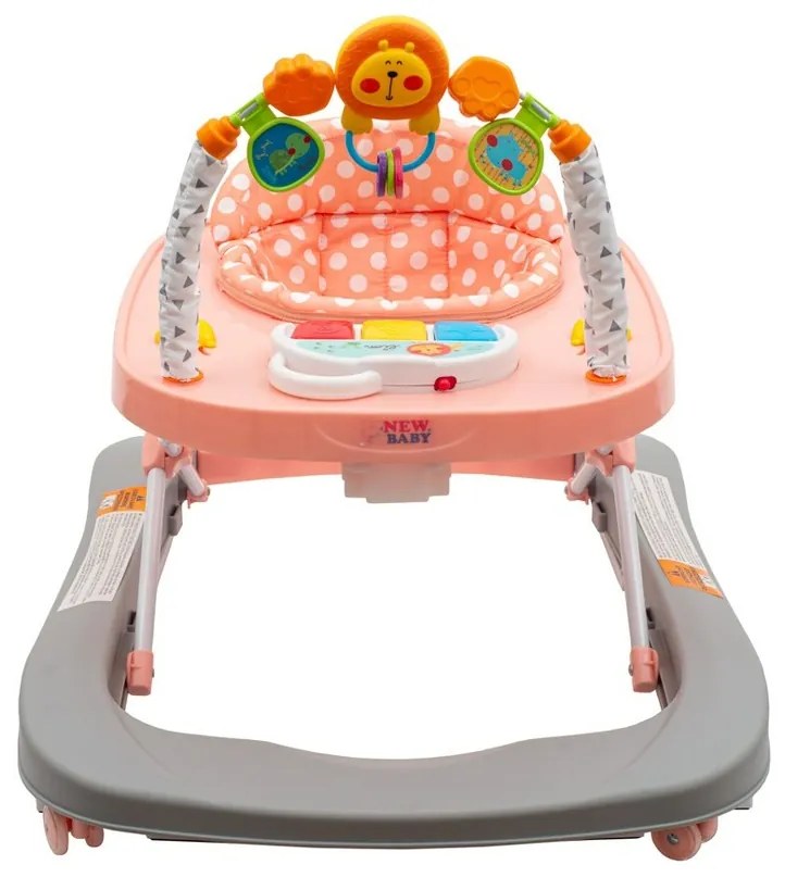 New Baby Chodzik dla dzieci Forest Kingdom Pink