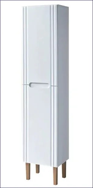 Biały wysoki regał łazienkowy W5-C55