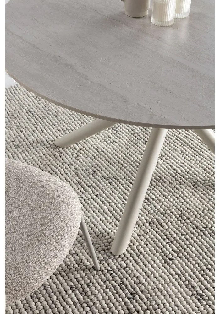 Okrągły stół z ceramicznym blatem ø 119,5 cm Talia – Marckeric