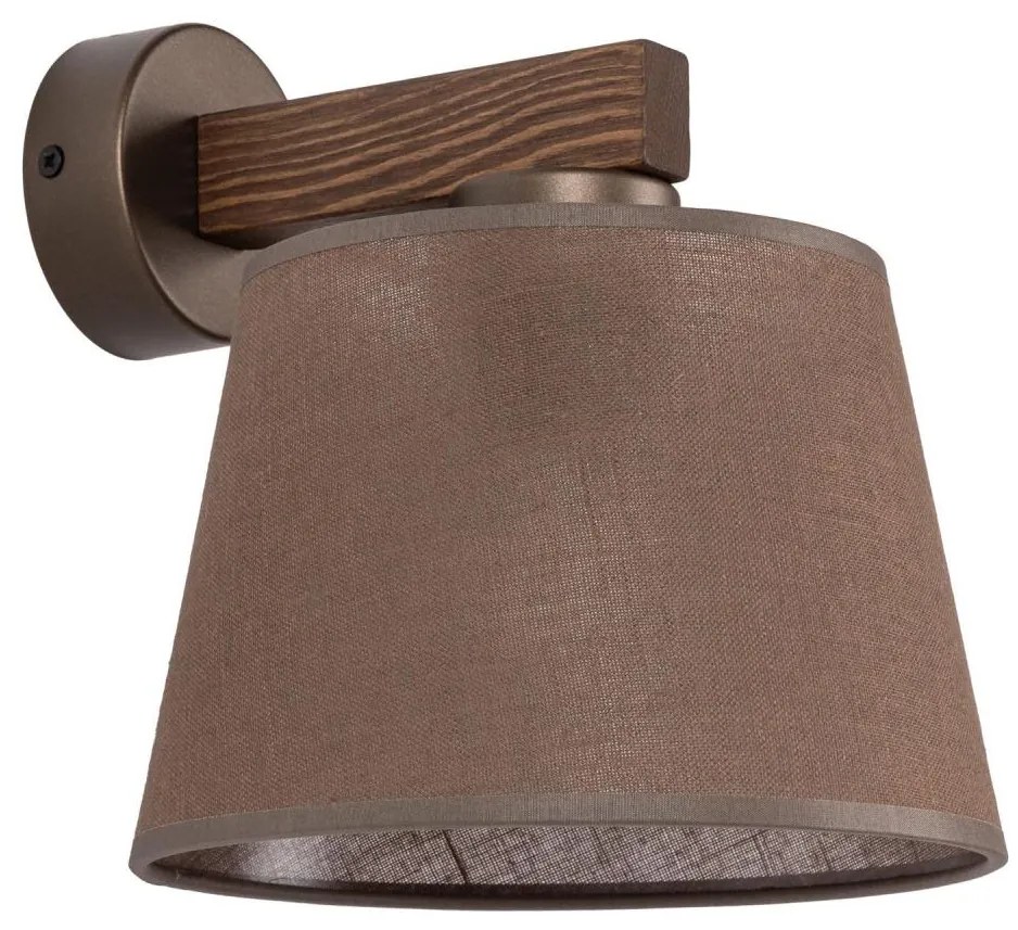 Brilagi - Kinkiet LATTE 1xE27/15W/230V sosna/brązowy