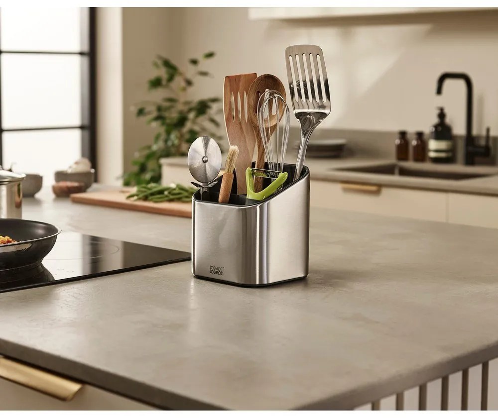 Metalowy stojak na przybory kuchenne Surface – Joseph Joseph