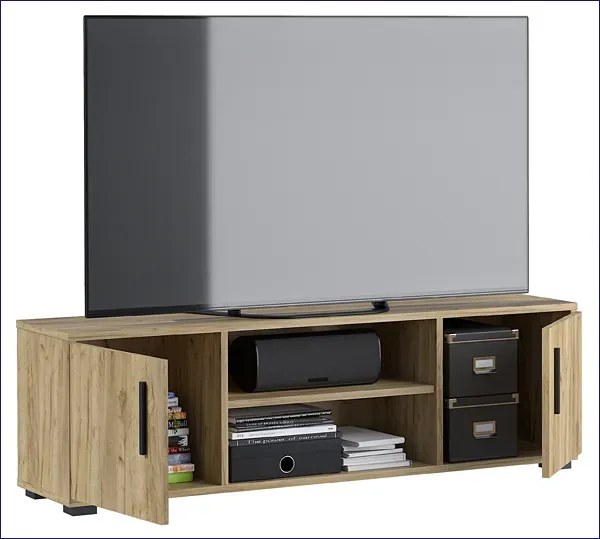 Stojąca szafka rtv dąb craft F7-M70
