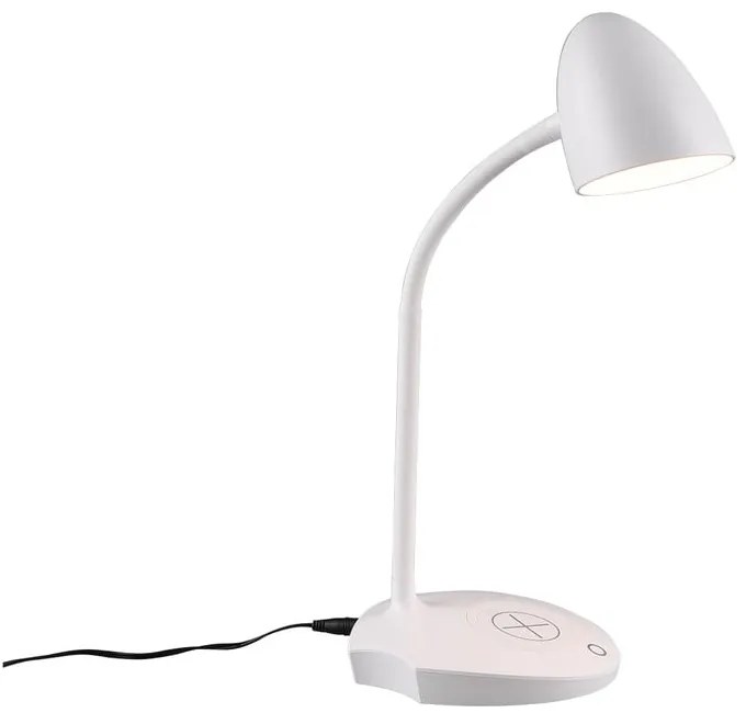 Biała lampa stołowa LED (wys. 38 cm) Load – Reality