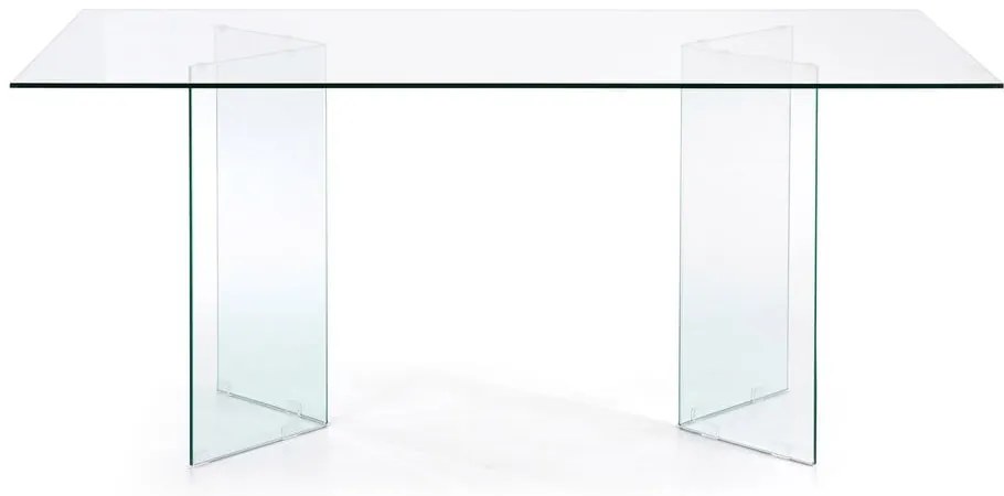 Stół ze szklanym blatem 90x200 cm Burano – Kave Home
