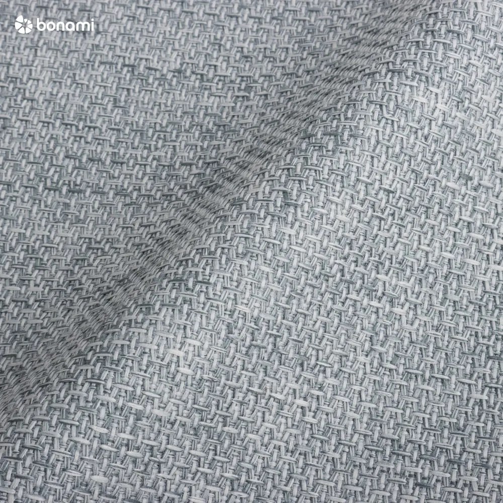 Szaroniebieskie tapicerowane łóżko dwuosobowe ze schowkiem ze stelażem 140x200 cm Lotte – Meise Möbel