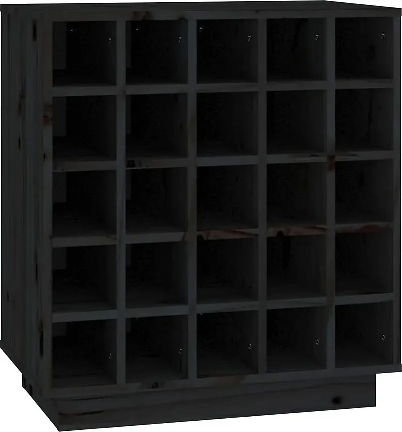 Czarna klasyczna szafka na wino Z8-F30
