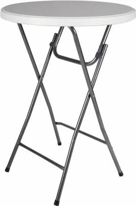 stół składany, stół bistro wraz z elastycznym pokrowcem 80 x 80 x 110 cm