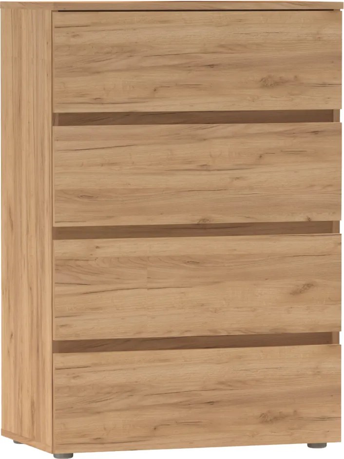 Komoda PARMAD, dąb craft złoty