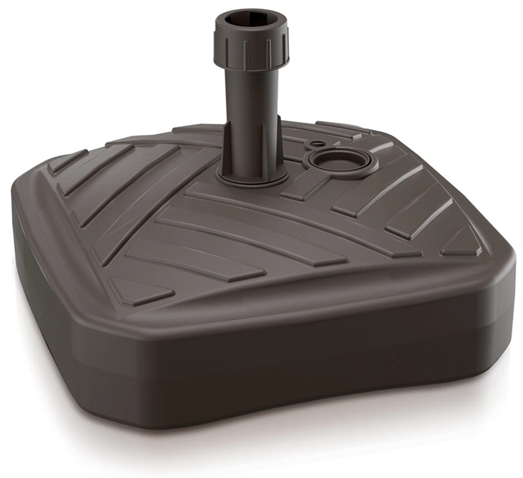 Podstawa parasola kwadratowa 39 cm brązowa PROSPERPLAST