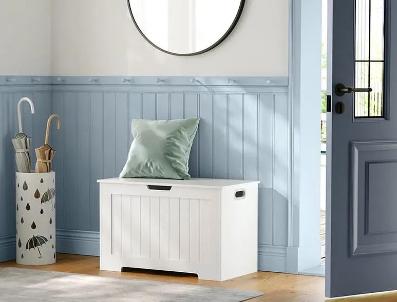 Zamykana biała skrzynia do przechowywania S4-Z94