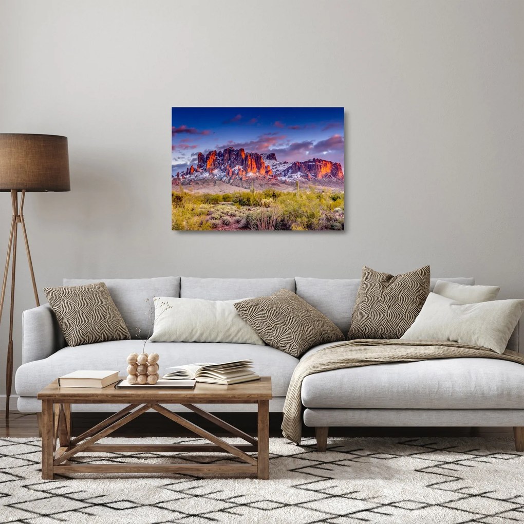 Obraz na szkle - Góry w Arizonie (70x50 cm)