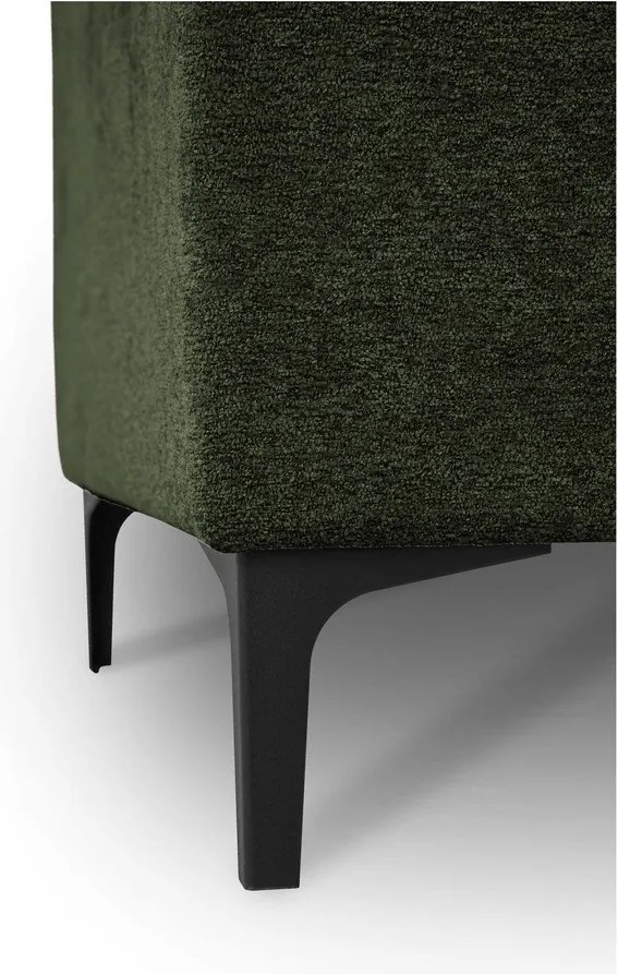 Zielona sofa z tkaniny szenilowej 224 cm Copenhagen – Scandic