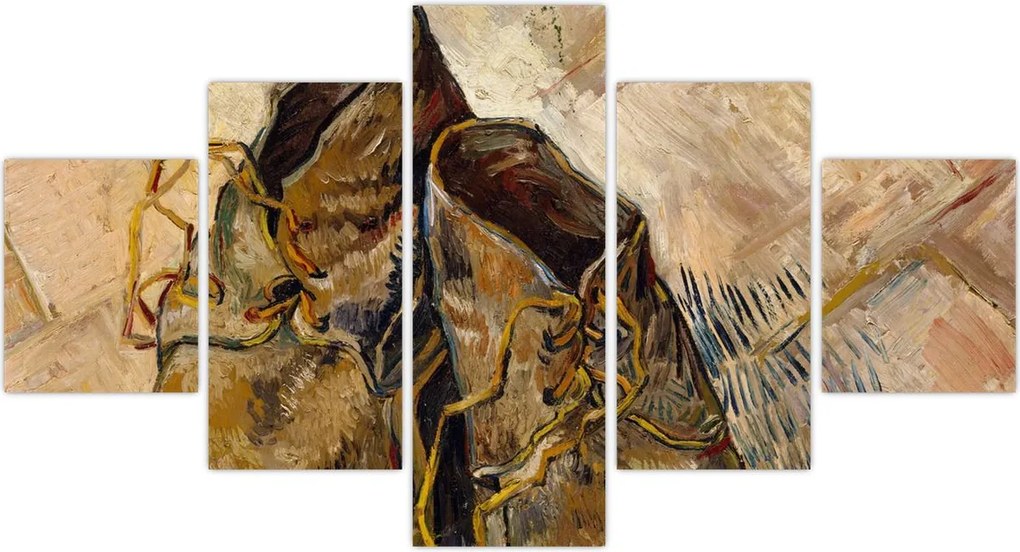 Obraz - Vincent van Gogh, Shoes, reprodukcje (125x70 cm)