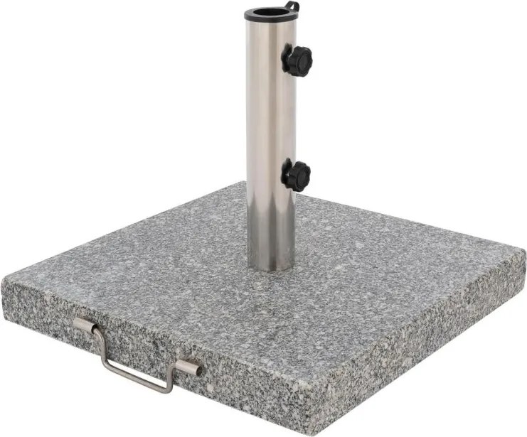 Stojak Parasol - granit i stal - 45 x 45 cm