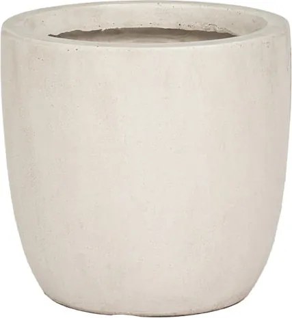 DONICA OGRODOWA PRETO BIAŁA 27 CM CERAMICZNA