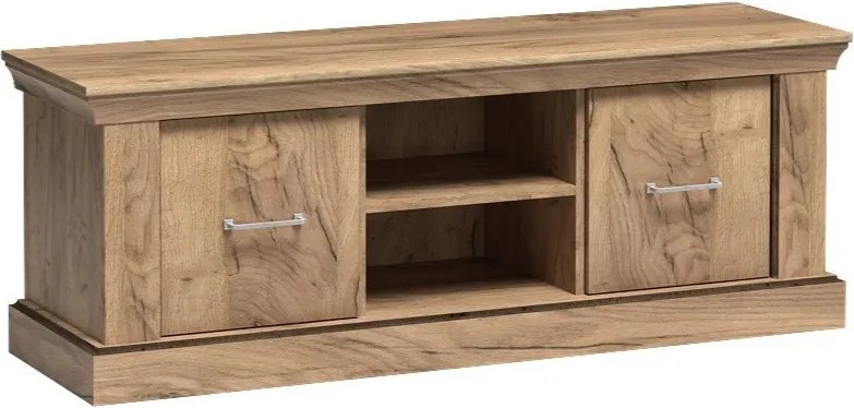 Szafka RTV stojąca DESIO 142 cm do Salonu pod Telewizor - Dąb