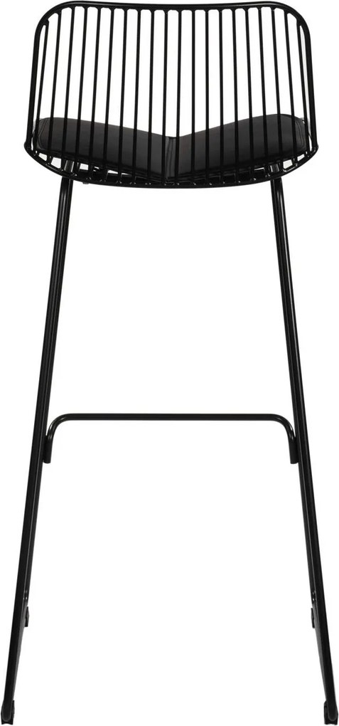 Wysokie krzesło barowe z metalu Dill High